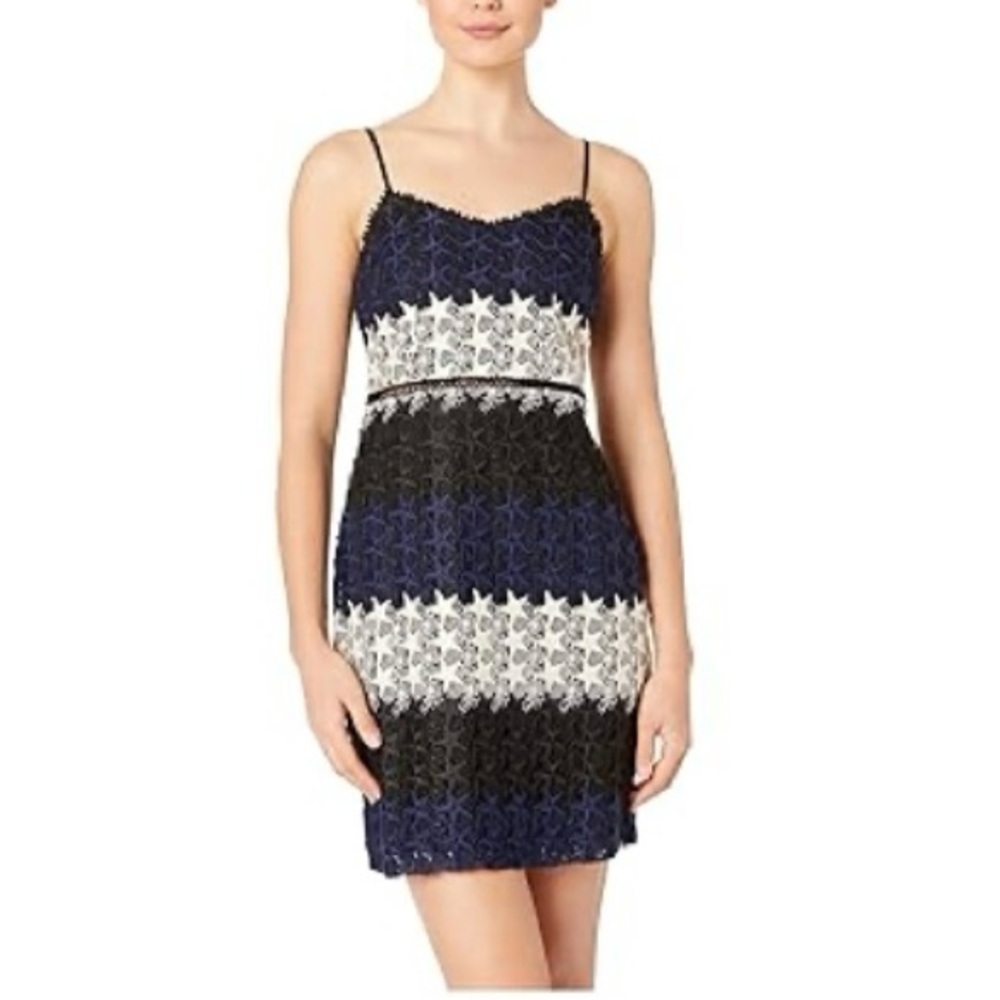 bebe Women’s Spaghetti Strap & Flare Dress - size 8